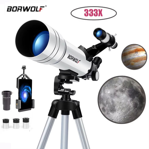 70400 Professional High-Definition Astronomical Telescope 333X to See the Moon and Stars Bird Watching Monocular